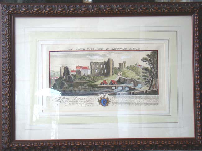 An attracrive set of four 18th century hand colored steel engravings of Castles by Samuel and Nathaniel Buck published in 1741. — image 2